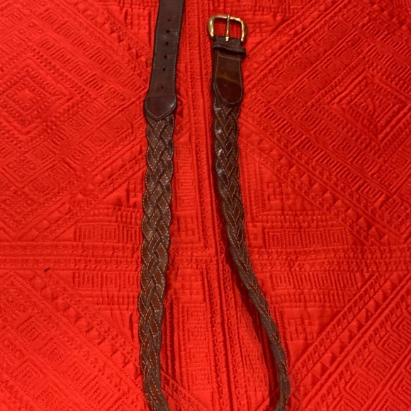 Men’s Gap Braided Leather Belt sz. XL - Picture 1 of 2